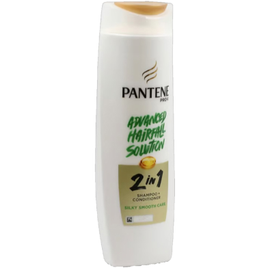 Pantene Silky Smooth Care 2in1 Shampoo and Conditioner 180ml IN image