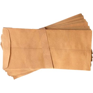 Paper Envelope (Khaki Kham) - 50 Pcs image