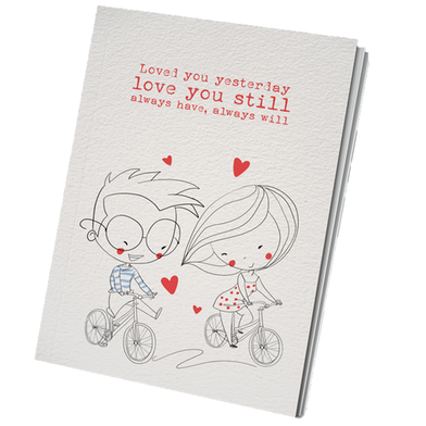 Paper Tree Notebook Sketchbook Drawing Sketchpad- Loved you yesterday.. image