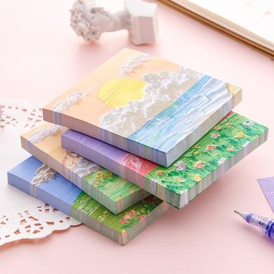 Oil Painting Sticky Notes - 80 Sheets (Any Design) image
