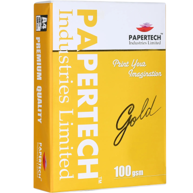 Papertech A4 Offset Paper Gold 100 GSM - 500 Sheets image