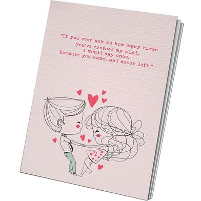 Papertree Ruled Notebook (If you ever ask me how many times) image