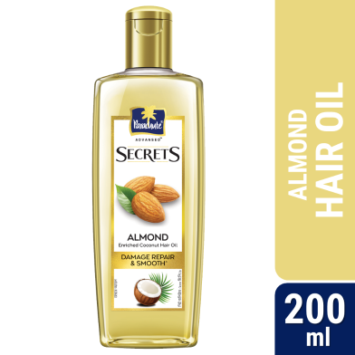 Parachute Advansed Secrets Almond Hair Oil 200ml image