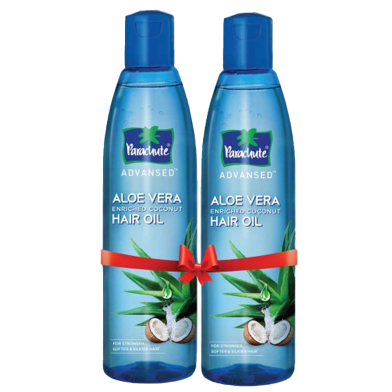 Parachute Hair Oil Advansed Aloe Vera Enriched Coconut 250ml Pack of 2 (250ml x 2) image