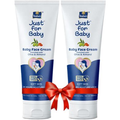 Parachute Just for Baby - Face Cream 100g Pack of 2 Combo (100ml x 2) image