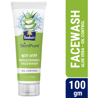 Parachute SkinPure Aloe Vera Brightening Facewash (Oil Control) 100gm image