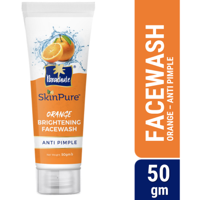 Parachute SkinPure Orange Brightening Facewash (Anti Pimple) 50gm image