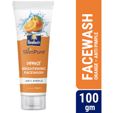 Parachute SkinPure Orange Brightening Facewash (Anti Pimple) 100gm image