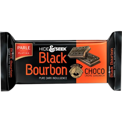 Parle Hide And Seek Black Bourbon Creme Sandwich 100gm image