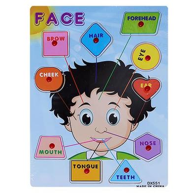 Parts of Face Puzzle image