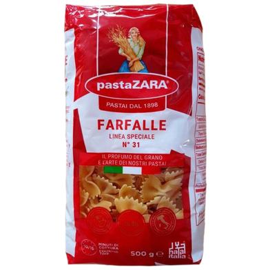 Pasta Zara F. To 031 Farfalle - 500 Gm image