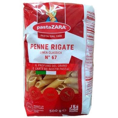 Pasta Zara F. To 049 Penne Rigate - 500 Gm image