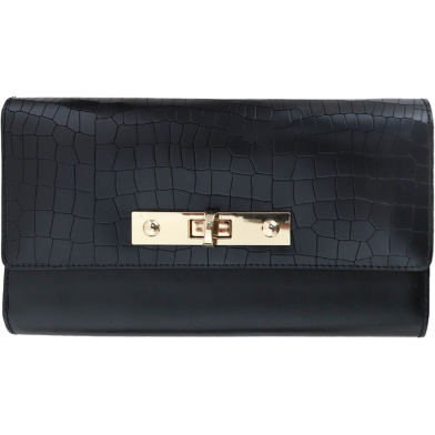 Pastich Stone-Cut Leather Long Wallet Women image