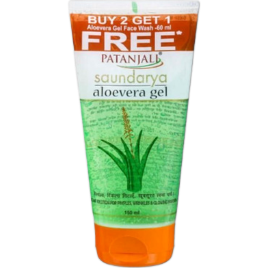 Patanjali Saundarya Aloevera Gel Face Wash 150ml image
