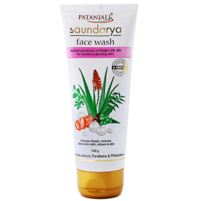 Patanjali Saundarya Face Wash(INDIAN) - 100gm image