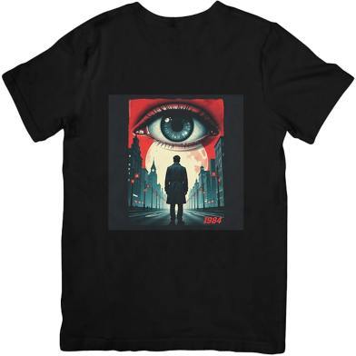 Pathok Point 1984 Big Brother Inspired Unisex Cotton Half Sleeve T-Shirt image