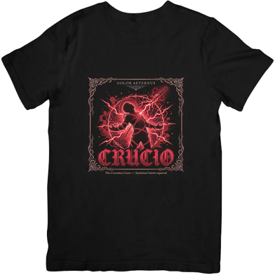 Pathok Point Harry Potter Crucio Cruciatus Curse Graphic Black T-Shirt image