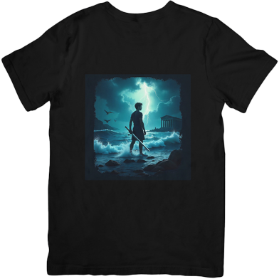 Pathok Point Percy Jackson Camp Half-Blood Inspired Unisex Cotton Half Sleeve T-Shirt image