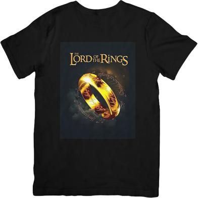 Pathok Point The Lord Of The Rings Middle-Earth Inspired Unisex Cotton Half Sleeve T-Shirt image