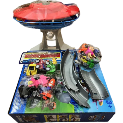 Paw Patrol Watchtower With Music Toy Car Rescue Bus Toy Set Children's Birthday Gift -304095462 image