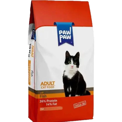 Paw Paw Adult Cat Food Fish Flavour 15 kg image