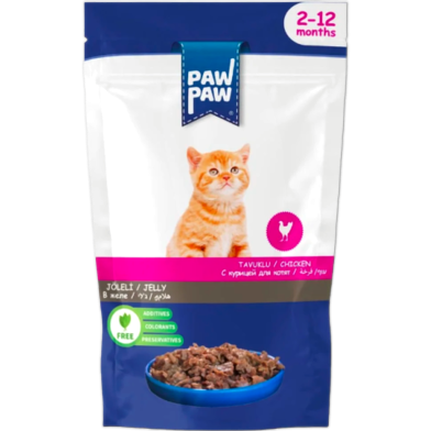 Paw Paw Kitten Pouch Chicken 85gm | Cat Wet Food image