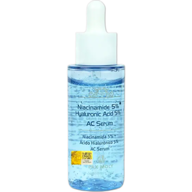 Paxmoly Niacinamide 5 Percent Plus Hyaluronic Acid 5 Percent AC Serum 50 ml image