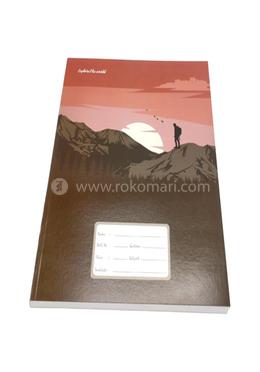 Pearl Binding Khata Tree and Man Design (White) - 200 Pages image