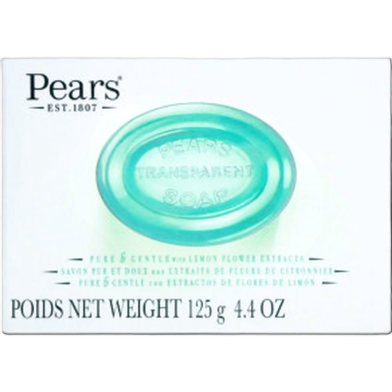 Pears Pure Gentle With Lemon Flower Extracts Transparent Soap 125g image