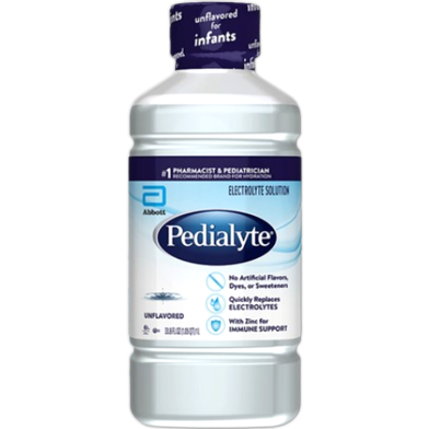 Pedialyte Pedialyte Unflavored Electrolyte Solution Drinks 1 Ltr image