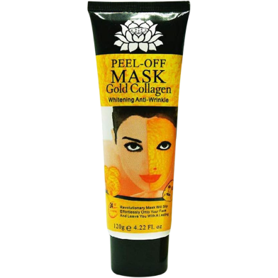 Peel-Off Mask (Gold Collagen) New Anti Wrinkle Facial Mask - 120g image