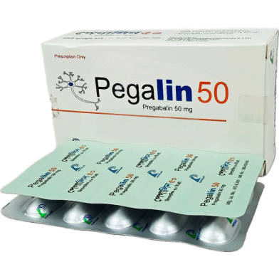 Pegalin 50 mg Capsule 10's Strip image