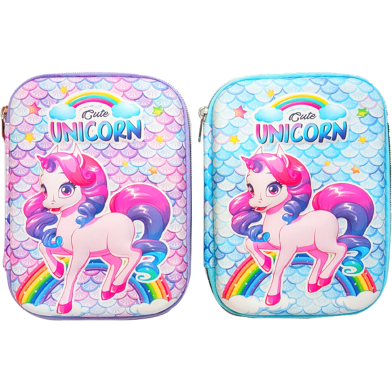 Cute Unicorn Pencil Bag Any Color image