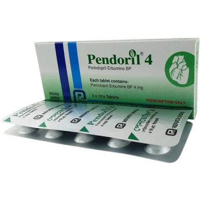 Pendoril 4 mg Tablet 10's Strip image