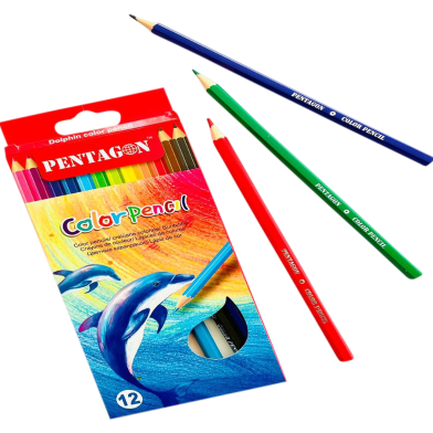 Pentagon Color Pencil 7 Inch image