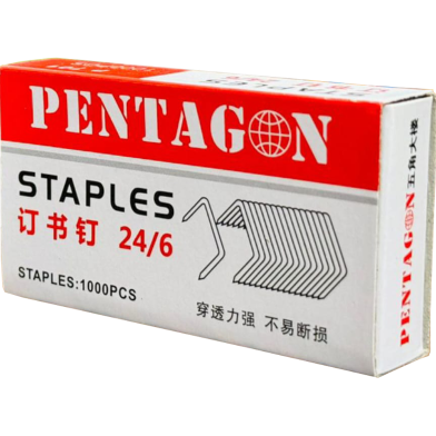 Pentagon Stapler Pin 24/6 (4pcs Set) image