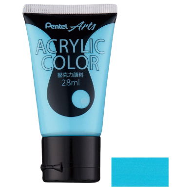 Pentel Acrylic Color 28ML - Aqua Blue image