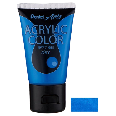 Pentel Acrylic Color 28ML - Cerulean Blue image