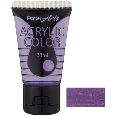 Pentel Acrylic Color 28ML - Metallic Lilac image