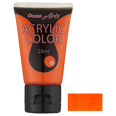 Pentel Acrylic Color 28 ml - Orange image