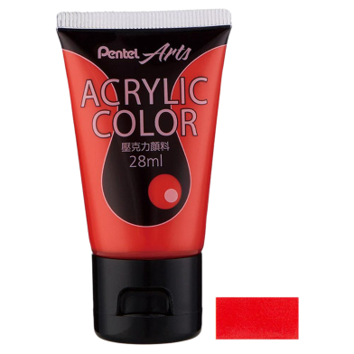 Pentel Acrylic Color 28ML - Vermillion image