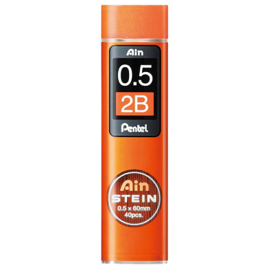 Pentel Ain Stein Lead Refill (0.5mm), 2B, 40 Leads image