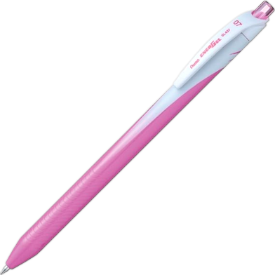 Pentel BL437-P Retractable Plastic Energel Pen 0.7MM Colored image