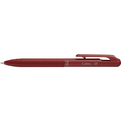 Pentel BXA107B-B Calme Ballpoint Pen 0.7mm Red Barrel image