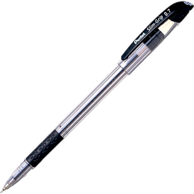 Pentel Ball Pen Slim-Black image