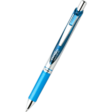 Pentel Ballpen 1.0MM (F-P-S-V) Refill Light Blue Body image