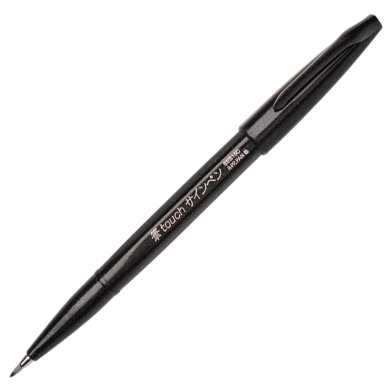 Pentel Brush Sign Pen - Black image