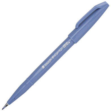 Pentel Brush Sign Pen - Sky Blue image