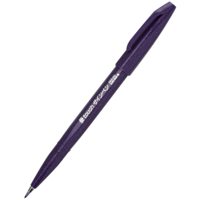 Pentel Brush Sign Pen - Violet image
