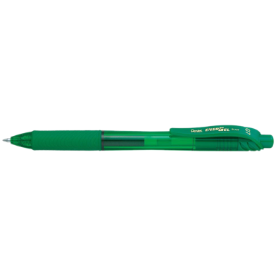 Pentel Energel Gel Pen Green Ink (0.7mm) - 1 Pcs image
